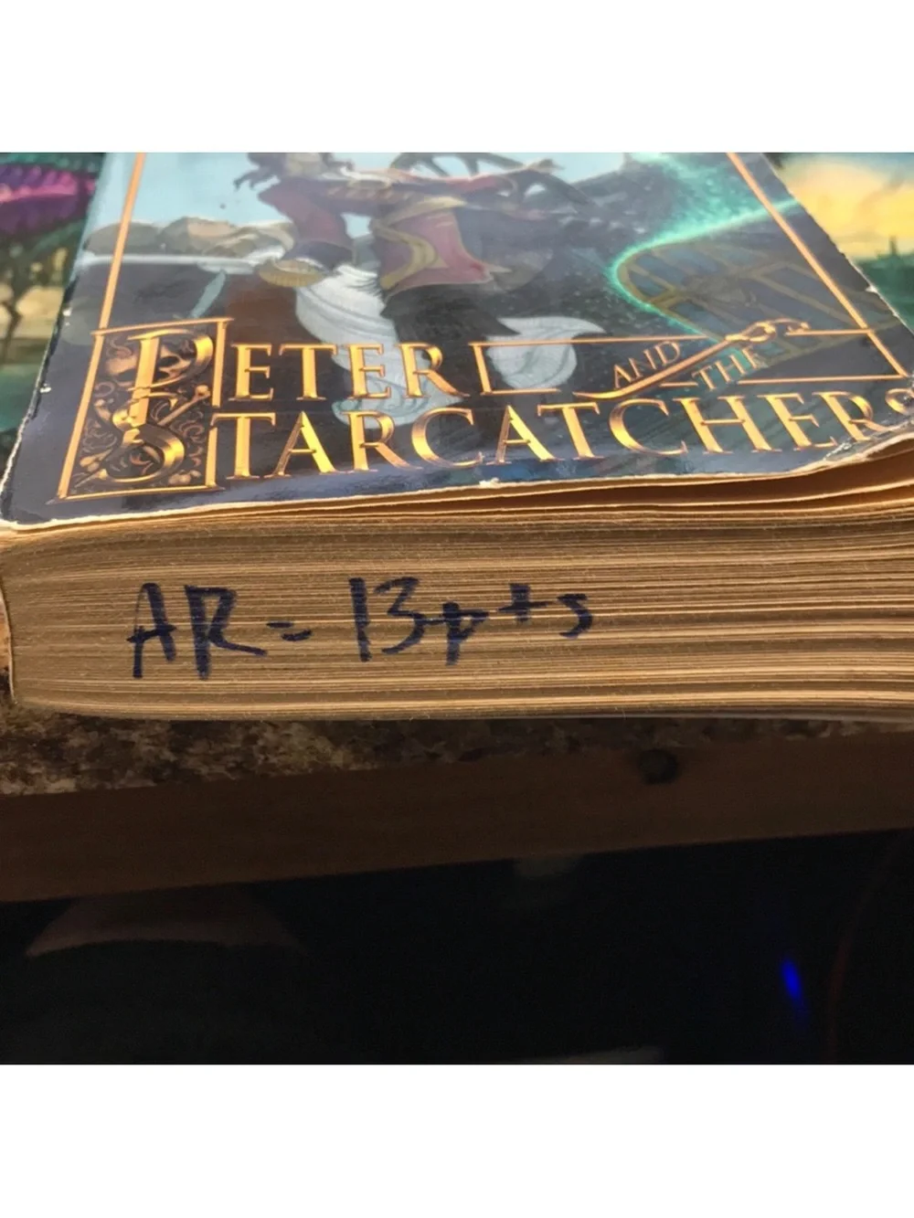 Peter and the Starcatchers Illustrated paperback - Blue Cover damaged